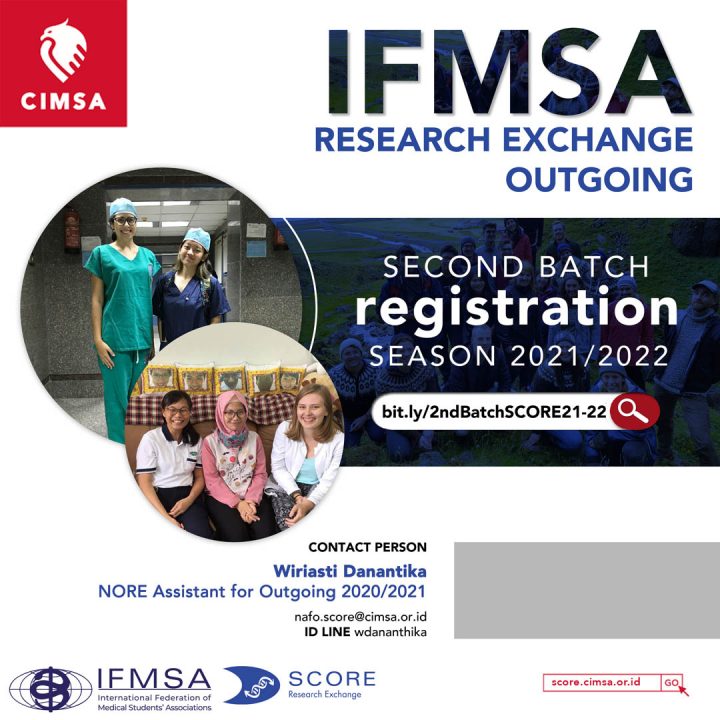 SCORE CIMSA EXCHANGE OPPORTUNITIES: SECOND BATCH REGISTRATION