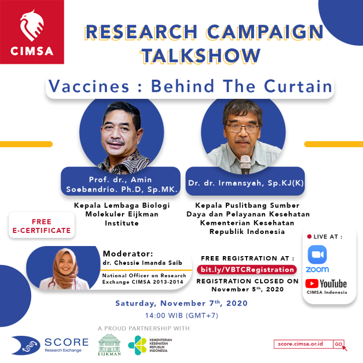 SCORE CIMSA RESEARCH CAMPAIGN 2020