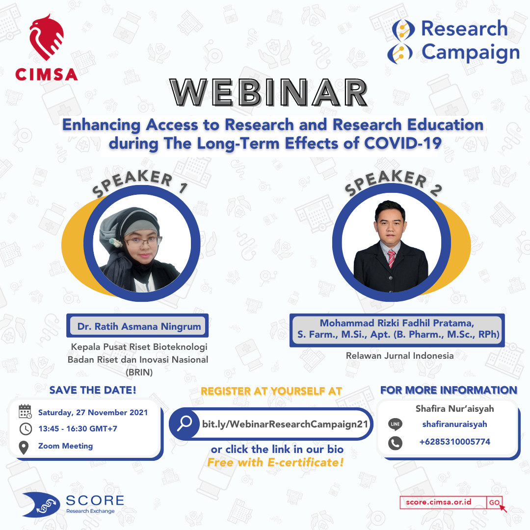Research Campaign 2021: Webinar