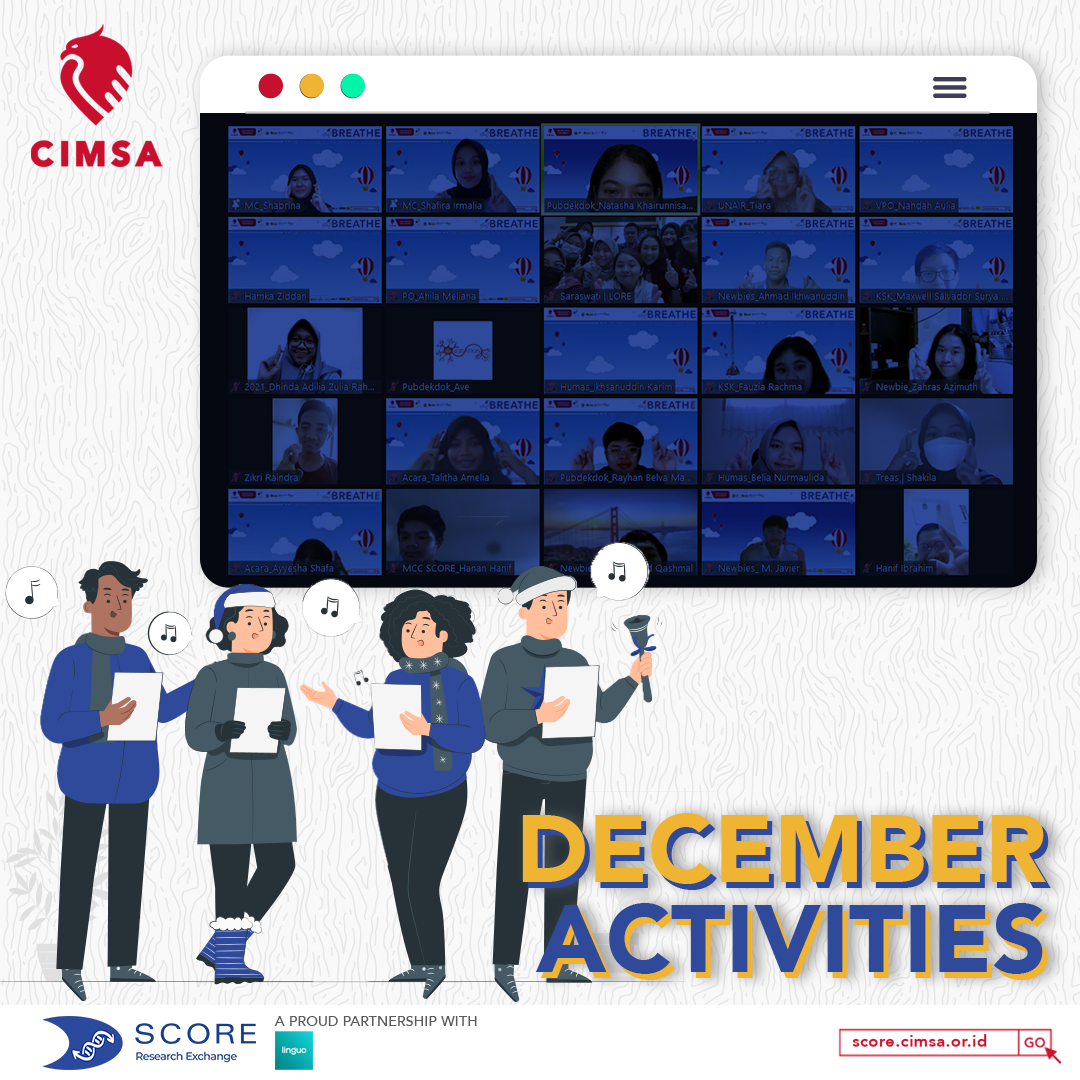SCORE ACTIVITIES UPDATES: DECEMBER 2021