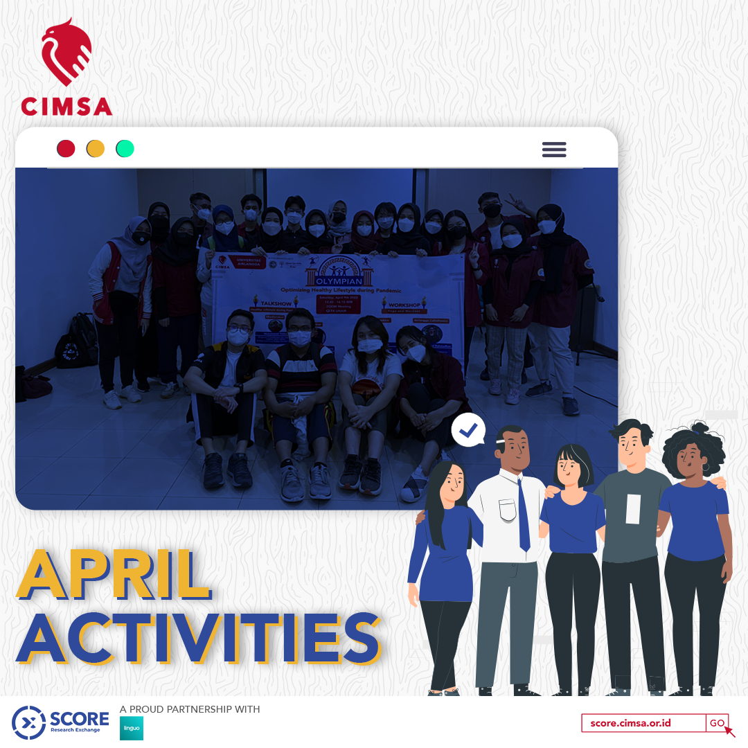 [SCORE ACTIVITIES UPDATES: APRIL 2022]